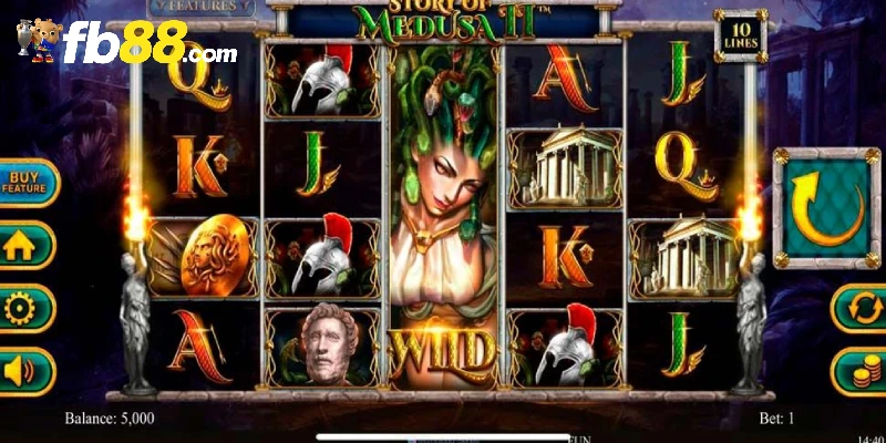 Medusa II kịch tính từ PG Slots FB88